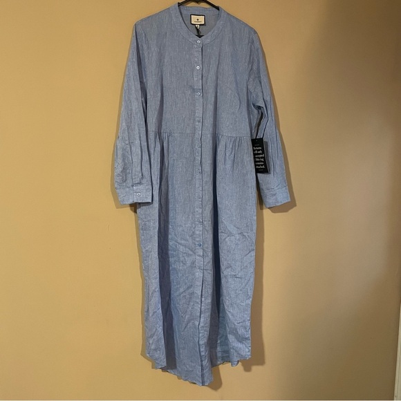 Tuckernuck Chambray Lydell midi dress - Picture 2 of 10